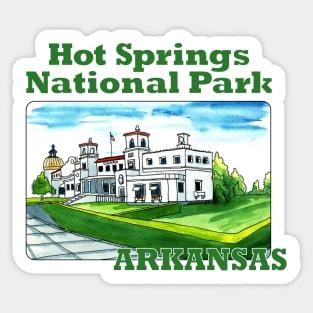 Hot Springs National Park, Arkansas Sticker